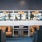 ample seating with deep gold and blue accents in lobby of  The Winnie Uptown Chicago Apartments