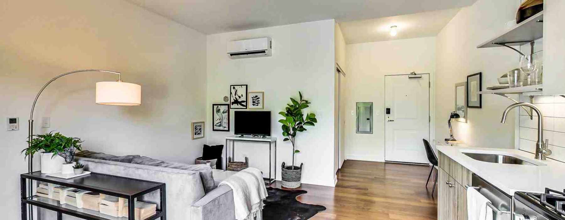 modern small apartment interior urban living