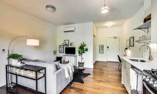 modern small apartment interior urban living