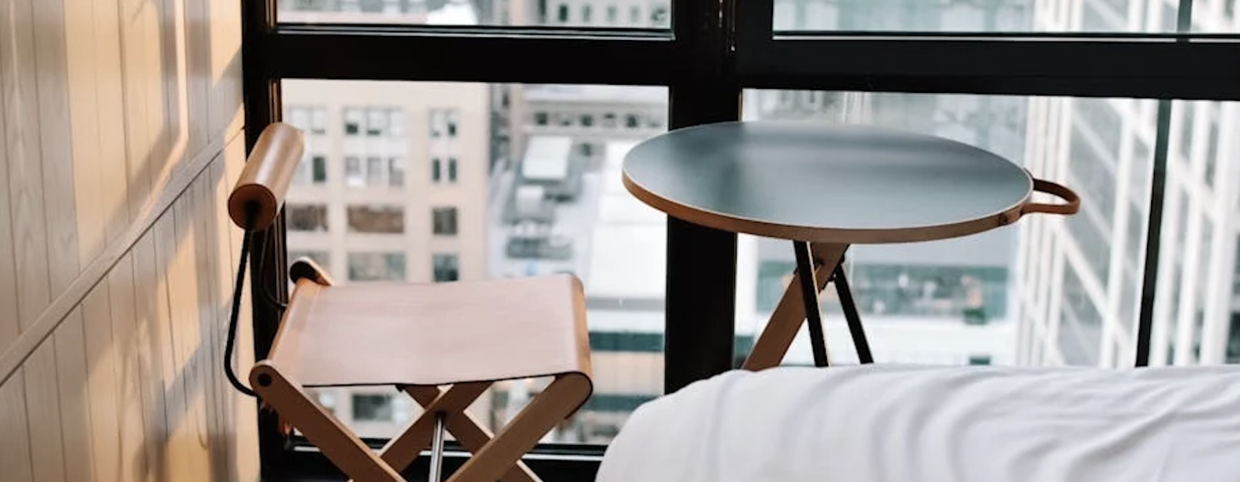 open-concept layout with a city view - modern apartments with city view