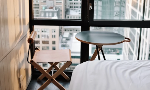 open-concept layout with a city view - modern apartments with city view